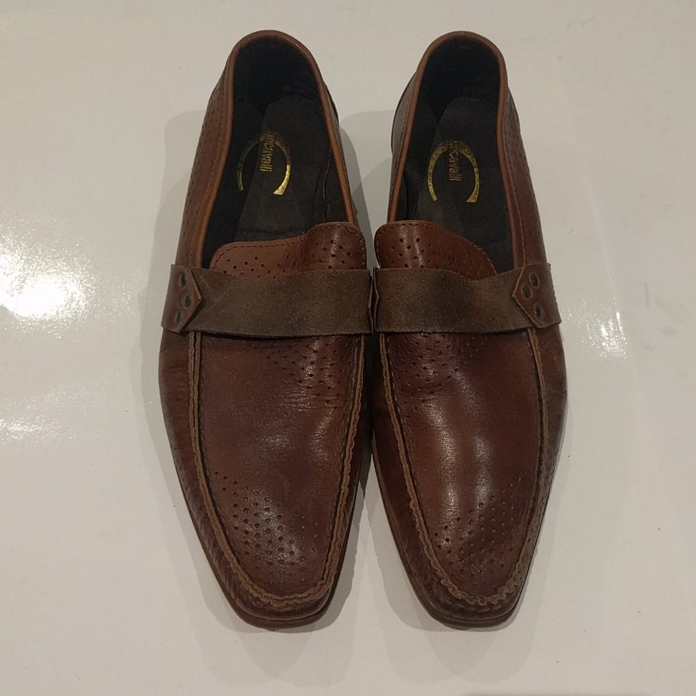Beautiful genuine leather shoes by Robert Cavalli